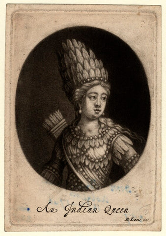 'An Indian Queen' (possibly Anne Bracegirdle) NPG D790