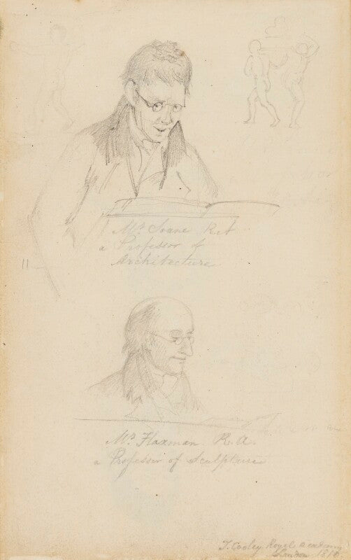 Sir john soane; john flaxman npg 4913b