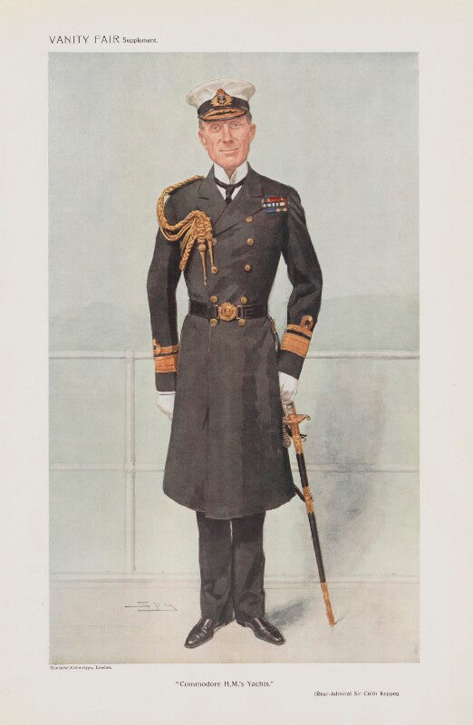 Sir colin richard keppel ('men of the day. no. 1161. "commodore h.m.'s yachts."') npg d45475