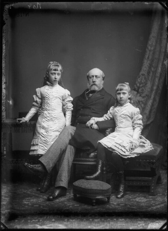 Princess victoria of schleswig holstein; prince christian of schleswig holstein; princess marie louise of schleswig holstein npg x95868