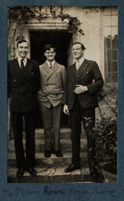 Roger Mellor Makins, 1st Baron Sherfield; Alfred Leslie Rowse; (Charles) Evelyn Baring, 1st Baron Howick of Glendale NPG Ax142572