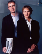 Phil Georgiadis; Christine Walker NPG x125412