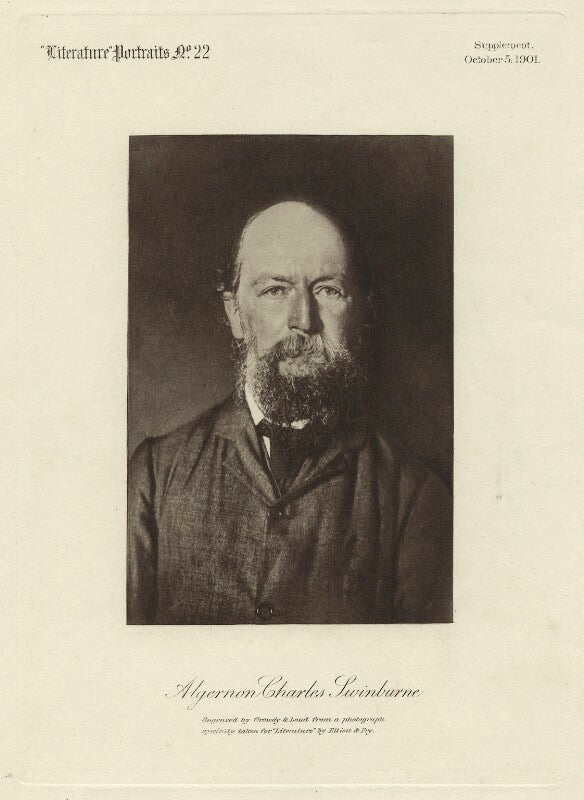 Algernon charles swinburne npg x26688