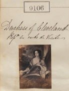 Barbara Palmer (née Villiers), Duchess of Cleveland ('Duchess of Cleveland. Reproduction for carte-de-visite') NPG Ax58928