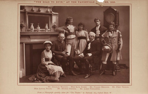 '"The Road to Ruin," at the Vaudeville Theatre, 1886' NPG Ax29797