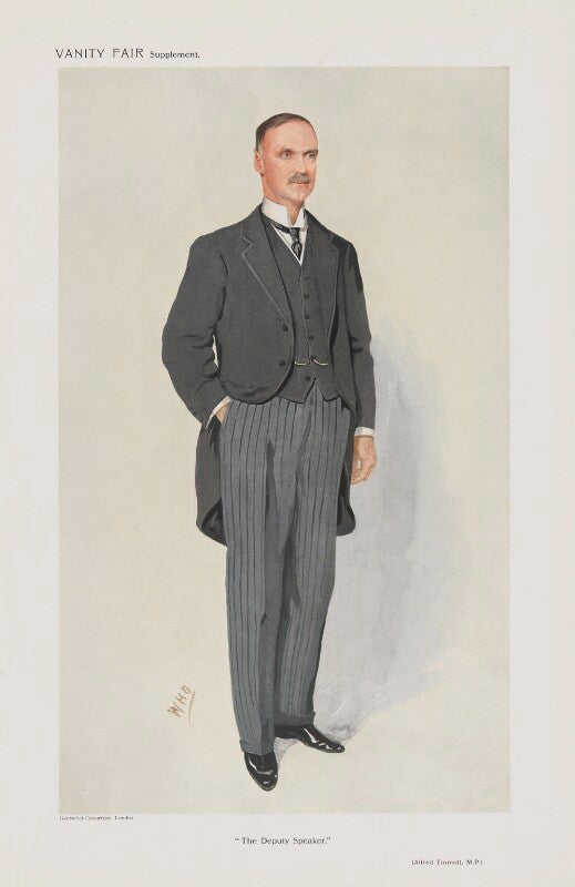 Alfred emmott, 1st baron emmott ('men of the day. no. 1249. "the deputy speaker."') npg d45579