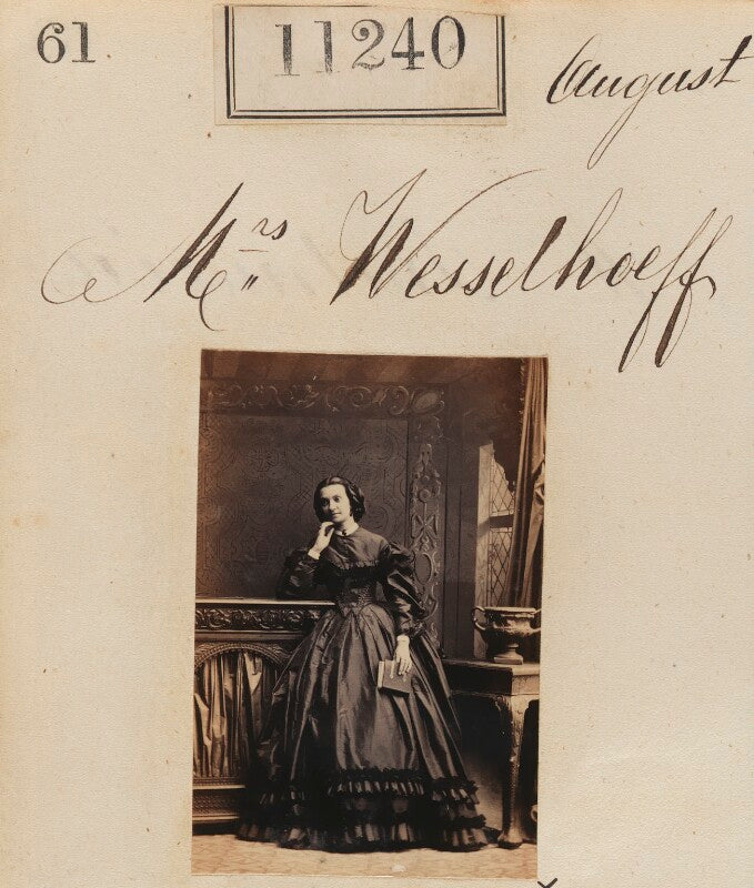 Mrs wesselhoeff npg ax60935