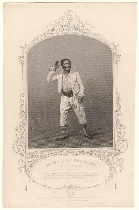 Ira aldridge as mungo in 'the padlock' npg d17895