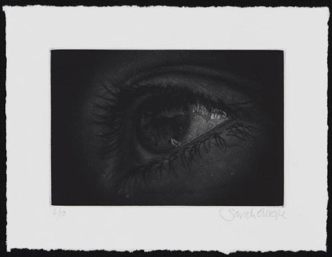 Mezzotint of an eye NPG D49619