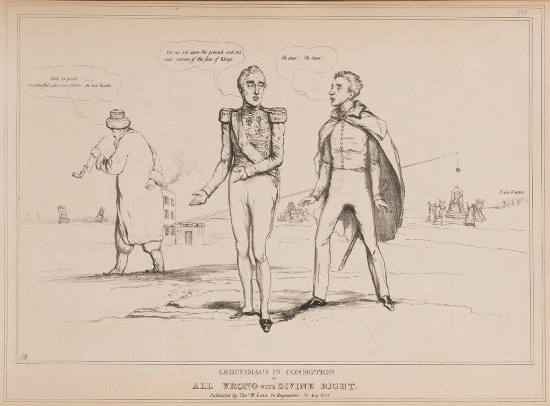 Legitimacy in commotion or all wrong with divine right npg d41015