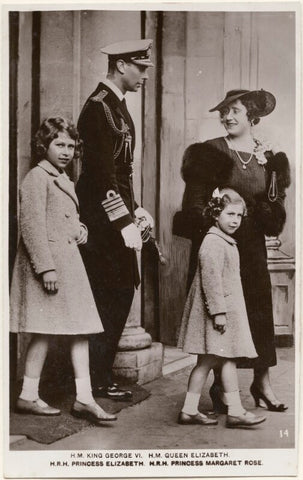 Queen Elizabeth II; King George VI; Princess Margaret; Queen Elizabeth, the Queen Mother NPG x193140