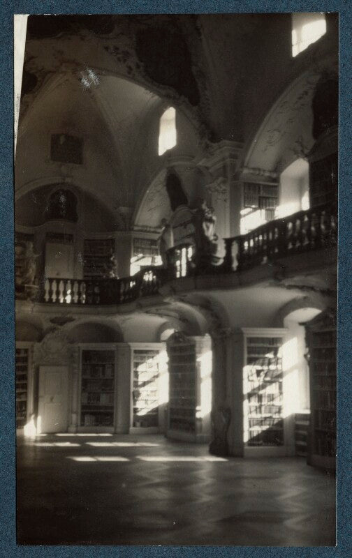 'library in archbishop's palace, st. peter's' npg ax143471