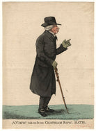 John Shepherd ('A view taken from Chatham Row, Bath') NPG D13462