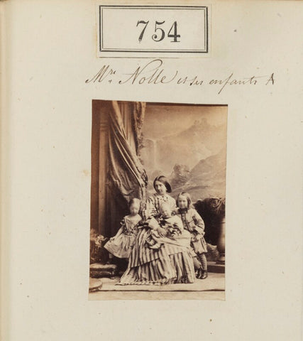 Mrs Noble (Nolle) with her children NPG Ax50381