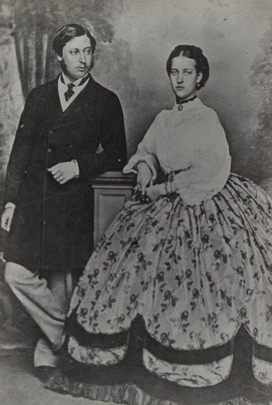 King edward vii; queen alexandra npg ax26441