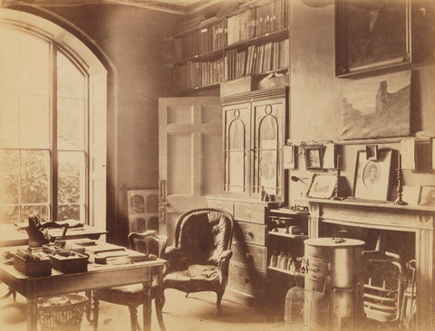 'Grandpapa's study, laboratory through the door' (the house of Sir John Herschel) NPG x44700