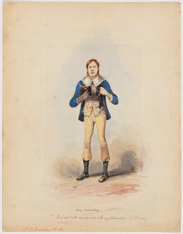 John Liston as Billy Lackaday in 'Sweethearts and Wives' NPG D5778