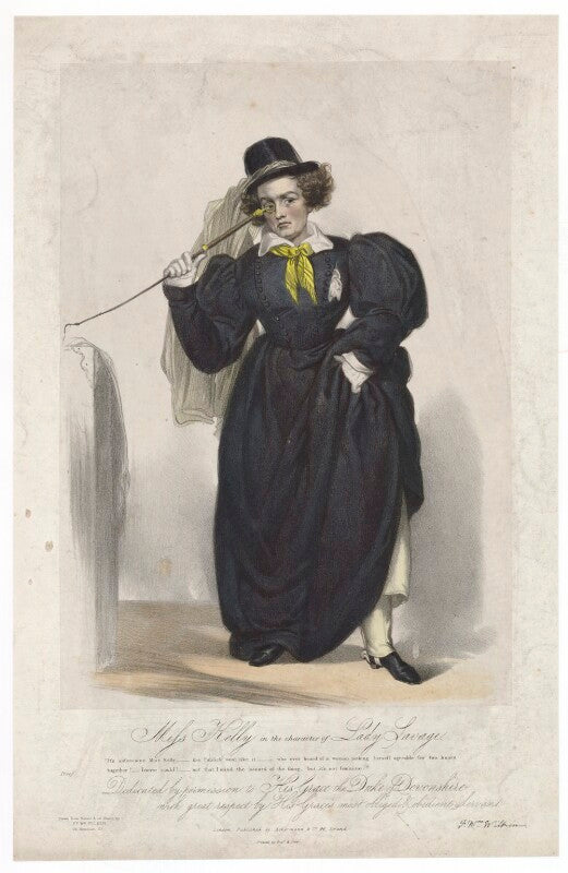 Frances ('fanny') maria kelly as lady savage npg d36789