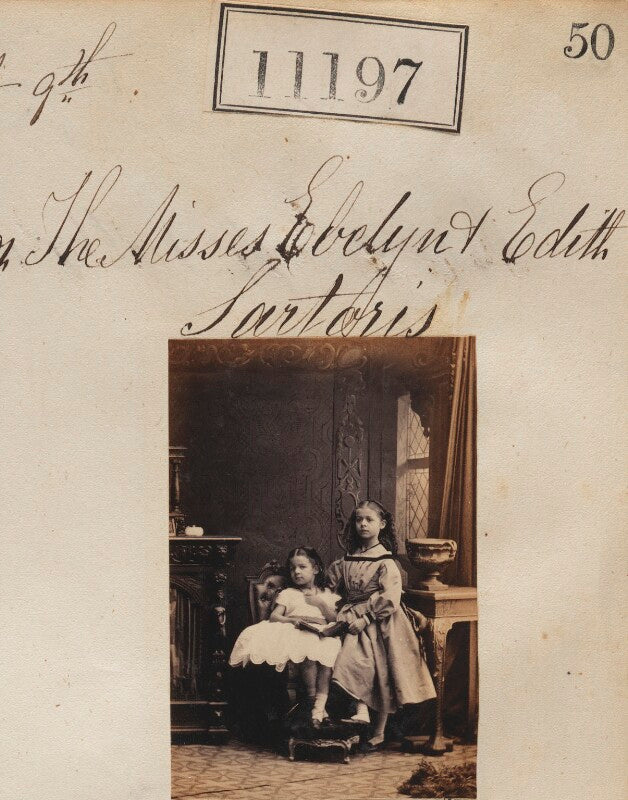 Edith craven (née sartoris); evelyn mary sartoris npg ax60896
