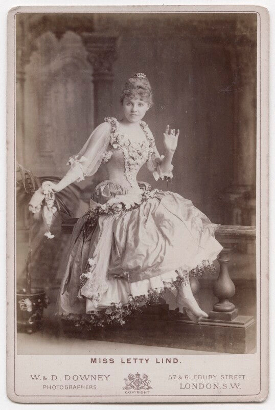 Letty lind (letitia elizabeth rudge) as donna elto in 'ruy blas and the blasé roué' npg x193217