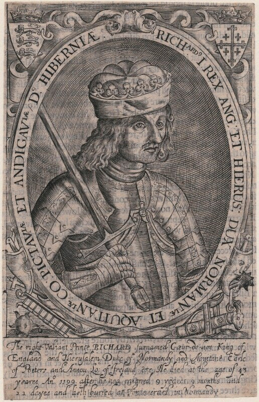 King richard i ('the lionheart') npg d32012