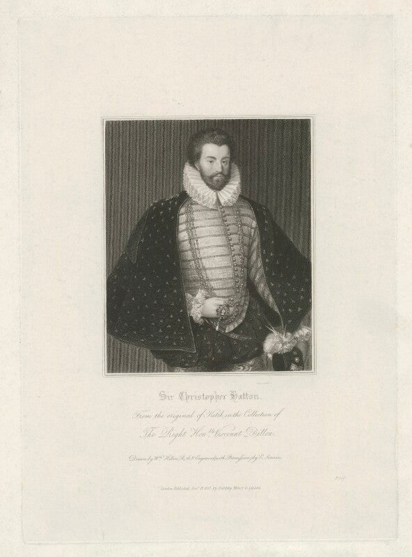 Sir christopher hatton npg d35578