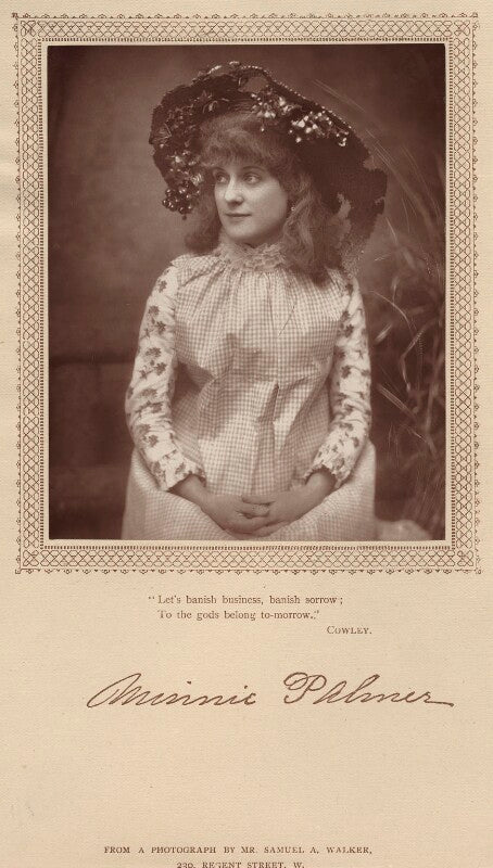 Minnie palmer as tina in 'my sweetheart' npg x134635