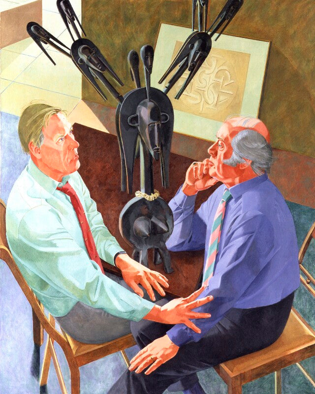 Sir david attenborough; richard attenborough npg 6073