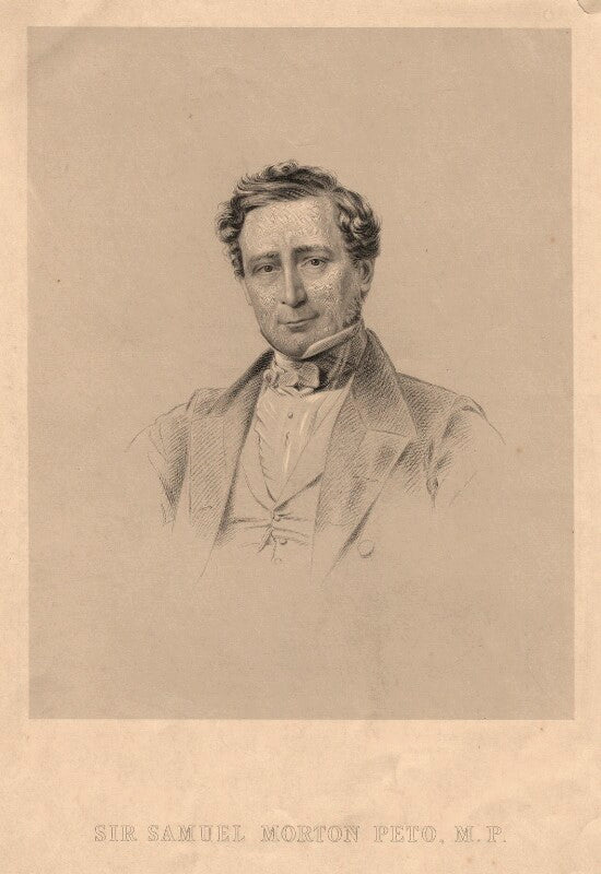 Sir (samuel) morton peto, 1st bt npg d8492