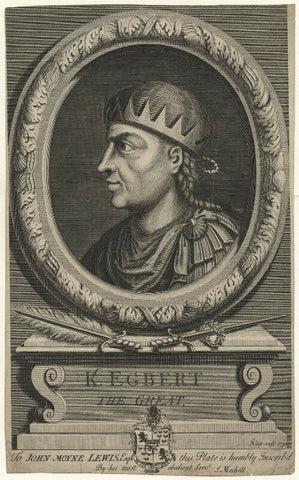 Egbert, King of the West Saxons, First Monarch of all England NPG D23570
