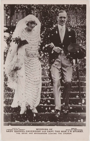 'Wedding of Lady Rachel Cavendish and Capt. The Hon. J.G. Stuart' NPG x197849