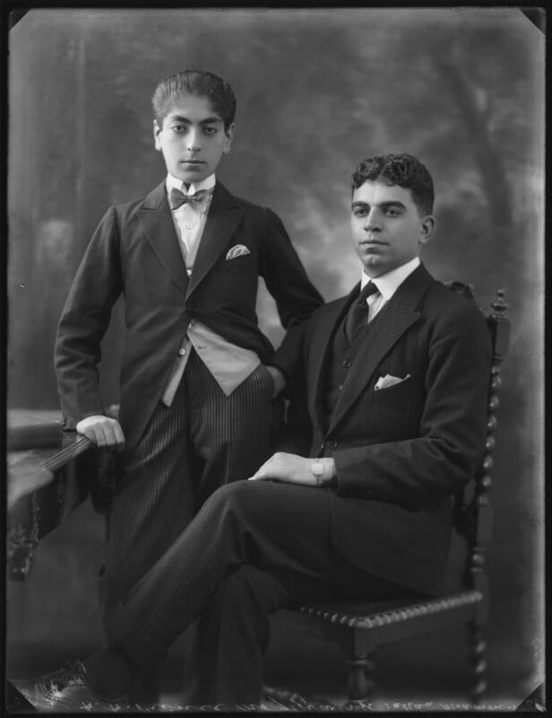 Prince mozaffar; prince sultan mahmond mirzaadjar npg x123118