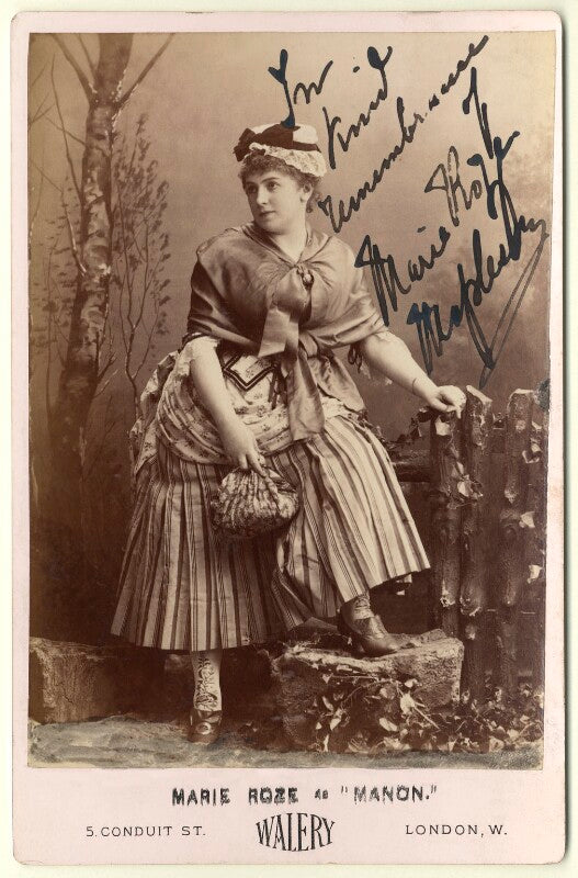 Marie roze as 'manon' npg x22123