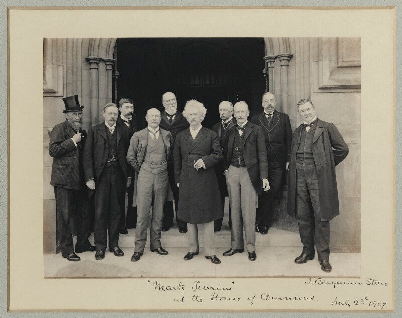 Mark twain at the house of commons npg x89003