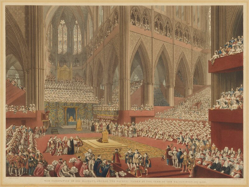 The coronation of his majesty, george the fourth: taken at the time of the recognition. july 19, 1821 npg d10706
