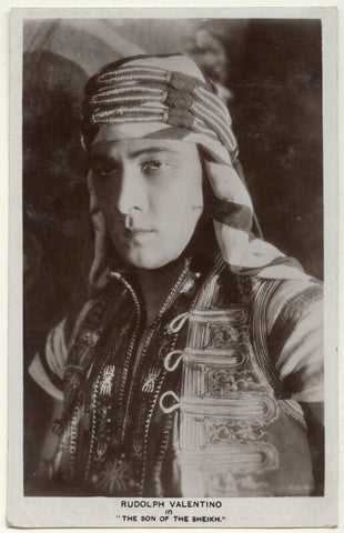 Rudolph Valentino in 'The Son of the Sheikh' NPG Ax160203