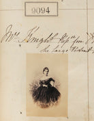 Mrs Knight ('Reproduction from the large portrait') NPG Ax58916