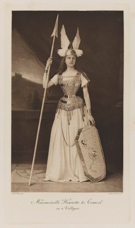 Mademoiselle henriette de courcel as a valkyrie npg ax41023