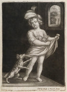 Boy and Puppies NPG D11888