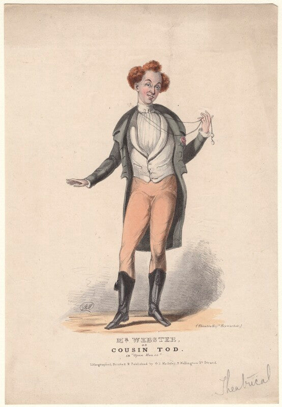 Benjamin nottingham webster as cousin tod in 'open house' npg d4716