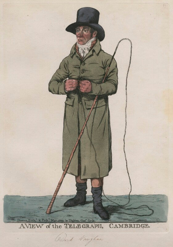 Richard vaughan ('hell fire dick') ('a view of the telegraph, cambridge') npg d10880