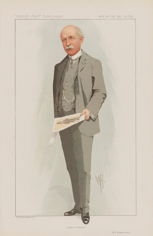 Frederick vincent brooks ('men of the day. no. 2290. "a master craftsman."') npg d45680