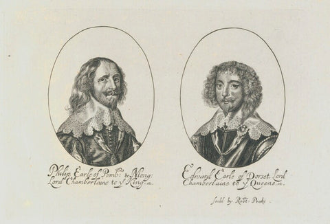 Philip Herbert, 4th Earl of Pembroke; Edward Sackville, 4th Earl of Dorset NPG D22892
