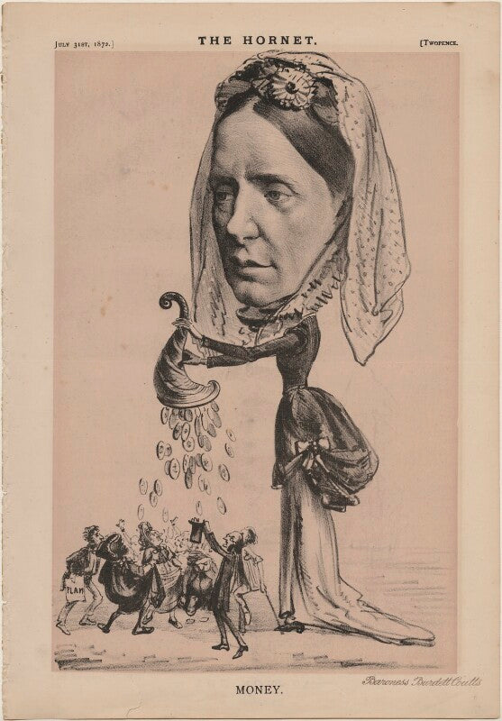 Angela georgina burdett coutts, baroness burdett coutts ('money') npg d48299