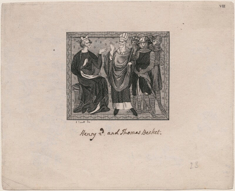 King henry ii and thomas becket npg d42450