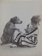 Gertie Millar as Jumping Jack with her dog 'Chum' in 'On The Tiles' a sketch from 'Bric-à-Brac' NPG x68979