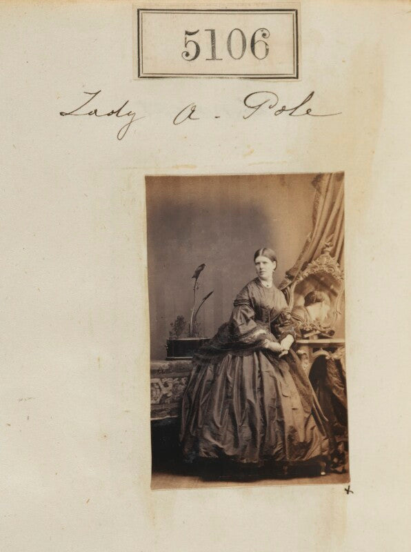 Lady anna carolina chandos pole (née stanhope) npg ax55109
