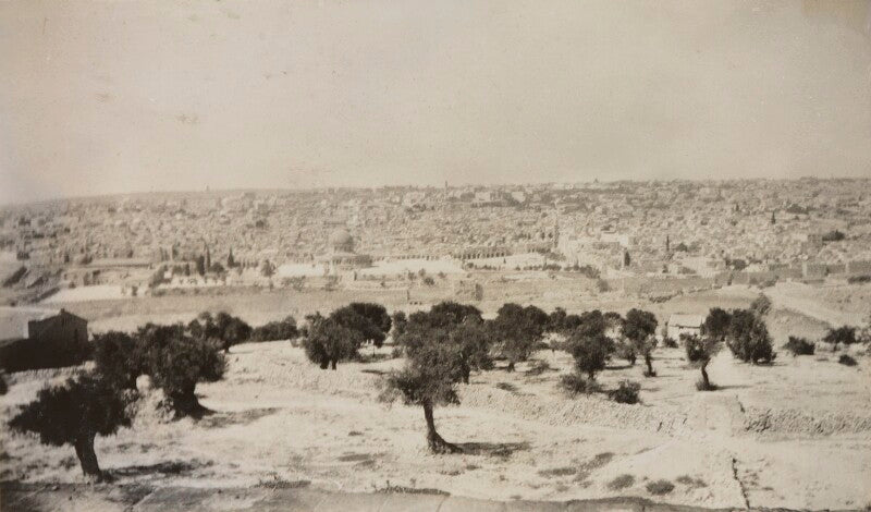 'jerusalem from the mount of olives' npg ax183240