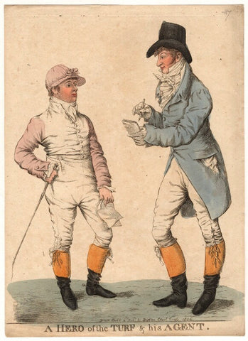 'A hero of the turf & his agent' (Frank Buckle; Henry Francis Mellish) NPG D13422