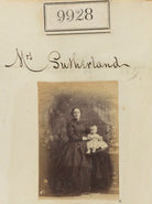 Mrs Sutherland and baby NPG Ax59646